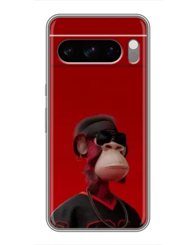 Чохол для TECNO Camon Slim з картинкою «Bored Ape в червоному» Чохол для TECNO Camon Slim з картинкою «Bored Ape в червоному»