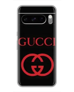 Чохол для TECNO Camon Slim з картинкою «Gucci — червоний логотип»