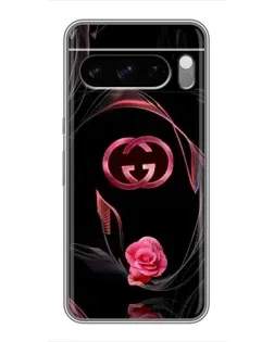 Чохол для TECNO Camon Slim з картинкою «Gucci — неонова троянда»