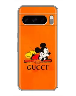 Чехол для TECNO Camon Slim с картинкой «Микки Маус Gucci — оранж» Чехол для TECNO Camon Slim с картинкой «Микки Маус Gucci — оранж»