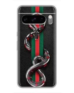 Чехол для TECNO Camon Slim с картинкой «Gucci — змея на полосе» Чехол для TECNO Camon Slim с картинкой «Gucci — змея на полосе»