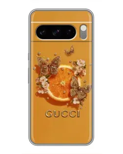 Чехол для TECNO Camon Slim с картинкой «Gucci — золотые бабочки» Чехол для TECNO Camon Slim с картинкой «Gucci — золотые бабочки»