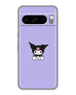 Чохол для TECNO Camon Slim з картинкою «Kuromi — фіолетовий мінімалізм»