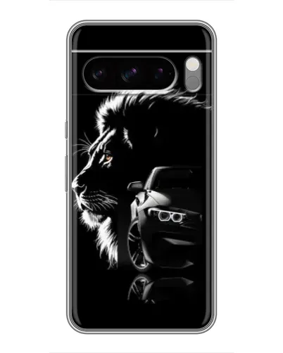 Чохол для TECNO Camon Slim з картинкою «BMW та лев»