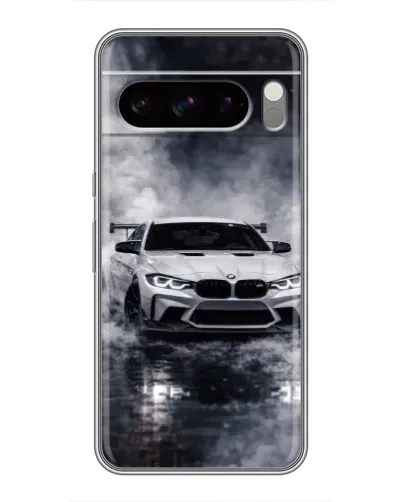 Чохол для TECNO Camon Slim з картинкою «BMW крізь туман»