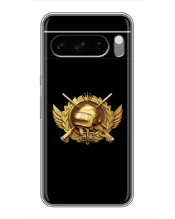 Чохол для TECNO Camon Slim з картинкою «PUBG — помаранчевий градієнт»