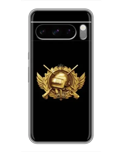 Чохол для TECNO Camon Slim з картинкою «PUBG — помаранчевий градієнт»
