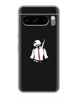 Чохол для TECNO Camon Slim з картинкою «PUBG — силует воїна»
