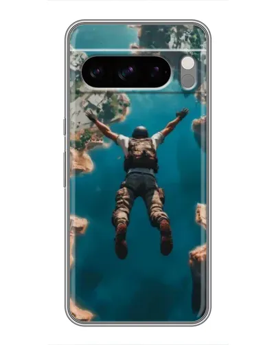 Чохол для TECNO Camon Slim з картинкою «PUBG — вільне падіння»