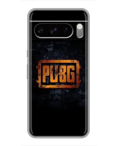 Чохол для TECNO Camon Slim з картинкою «PUBG — золотий логотип»