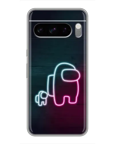 Чохол для TECNO Camon Slim з картинкою «Among Us неон-арт» Чохол для TECNO Camon Slim з картинкою «Among Us неон-арт»