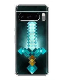 Чохол для TECNO Camon Slim з картинкою «Алмазний меч неон»