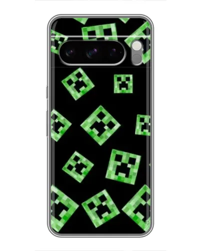 Чохол для TECNO Camon Slim з картинкою «Паттерн з кріперами» Чохол для TECNO Camon Slim з картинкою «Паттерн з кріперами»