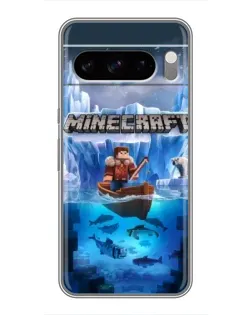 Чохол для TECNO Camon Slim з картинкою «Minecraft льодянийсвіт»