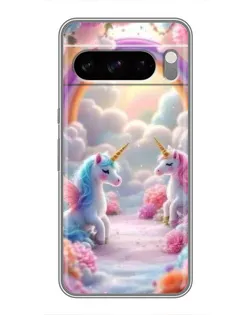 Чохол для TECNO Camon Slim з картинкою «Веселка і єдинороги» Чохол для TECNO Camon Slim з картинкою «Веселка і єдинороги»