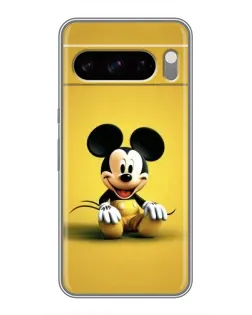 Чохол для TECNO Camon Slim з картинкою «Міккі на жовтому»