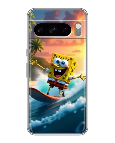 Чохол для TECNO Camon Slim з картинкою «Губка Боб серфінгіст» Чохол для TECNO Camon Slim з картинкою «Губка Боб серфінгіст»