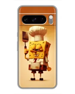Чохол для TECNO Camon Slim з картинкою «Губка Боб кухар»