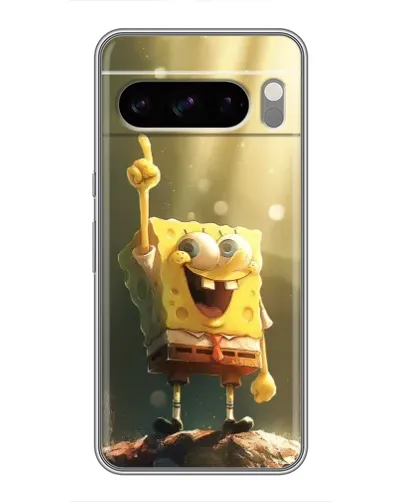 Чохол для TECNO Camon Slim з картинкою «Сяючий Спанч Боб» Чохол для TECNO Camon Slim з картинкою «Сяючий Спанч Боб»