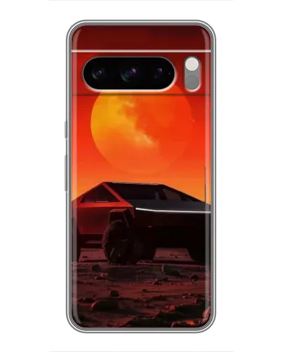 Чохол для TECNO Camon Slim з картинкою «Cybertruck на Марсі»