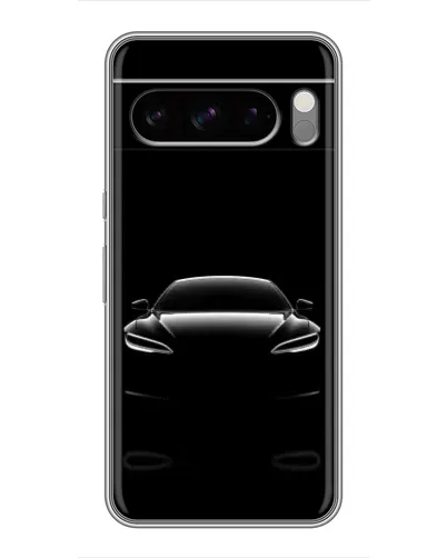 Чохол для TECNO Camon Slim з картинкою «Силует Tesla Night»