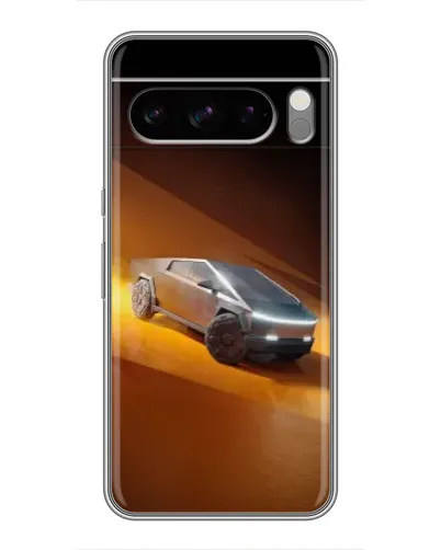 Чохол для TECNO Camon Slim з картинкою «Cybertruck у пустелі»