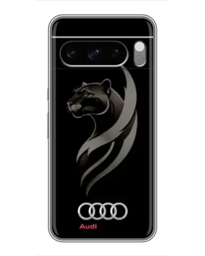 Чохол для TECNO Camon Slim з картинкою «Графіка — пантера та Audi»