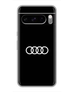Чохол для TECNO Camon Slim з картинкою «Audi White Logo»