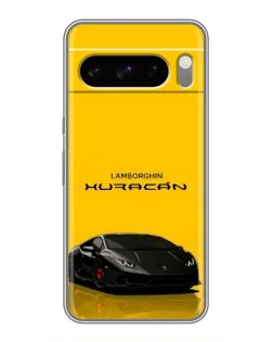 Чохол для TECNO Camon Slim з картинкою «Lamborghini Huracan чорний»