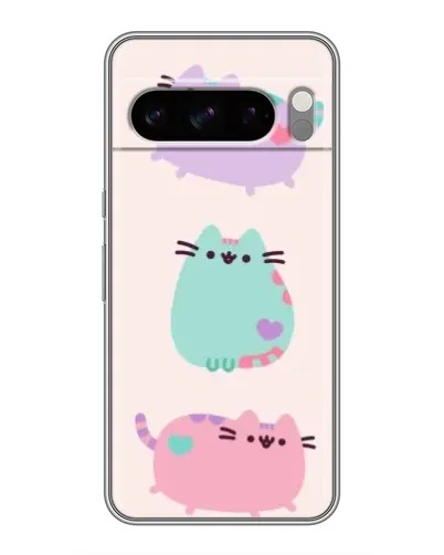 Чехол для TECNO Camon Slim с картинкой «Pusheen трио»