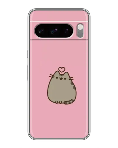 Чехол для TECNO Camon Slim с картинкой «Pusheen сердце»