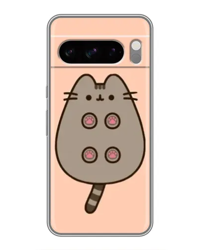 Чехол для TECNO Camon Slim с картинкой «Пушин пузиком кверху»