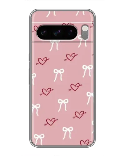 Чохол для TECNO Camon Slim з картинкою «Серця та банти» Чохол для TECNO Camon Slim з картинкою «Серця та банти»