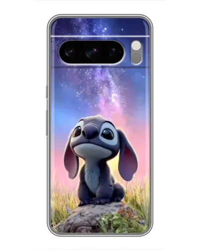 Чехол для TECNO Camon Slim с картинкой «Стич на рассвете»