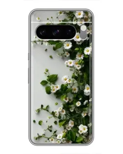 Чохол для TECNO Camon Slim з картинкою «Гілка дрібних білих квітів»