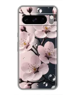 Чехол для TECNO Camon Slim с картинкой «Нежная сакура и капли»