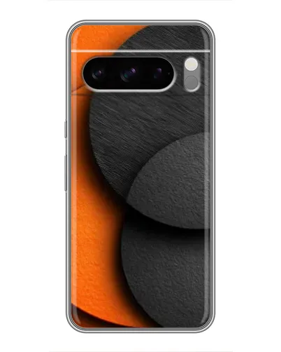 Чехол для TECNO Camon Slim с картинкой «Геометрия оранжевых кругов» Чехол для TECNO Camon Slim с картинкой «Геометрия оранжевых кругов»