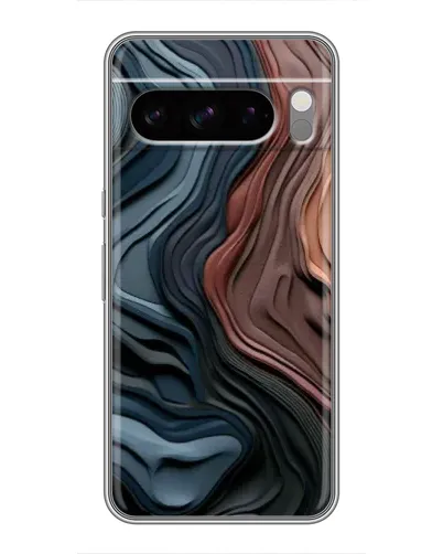 Чехол для TECNO Camon Slim с картинкой «Цветные волны каньона» Чехол для TECNO Camon Slim с картинкой «Цветные волны каньона»