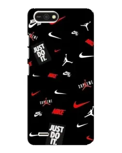 Чехол для TECNO POP 2F с картинкой «Nike Mix Pattern»