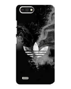 Чехол для TECNO POP 2F с картинкой «Абстрактный дым Adidas»