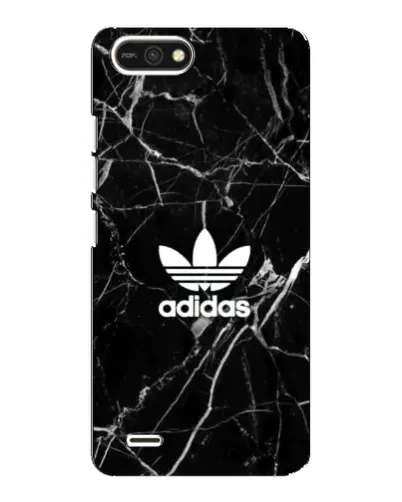 Чехол для TECNO POP 2F с картинкой «Белый мрамор Adidas»