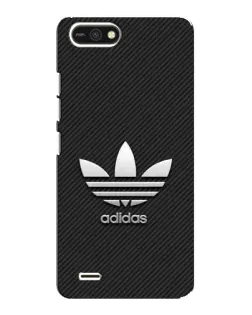 Чехол для TECNO POP 2F с картинкой «Adidas Карбоновая текстура»