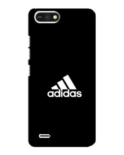 Чехол для TECNO POP 2F с картинкой «Черная классика Adidas»