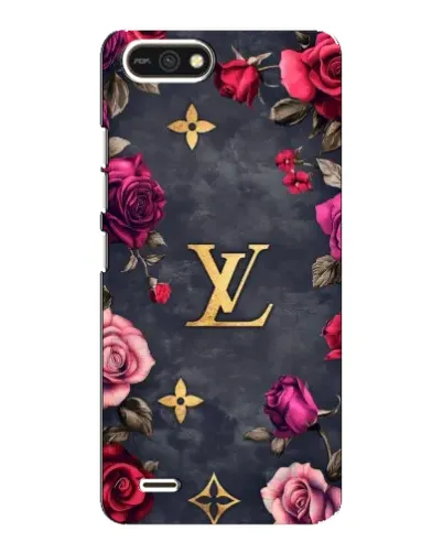 Чехол для TECNO POP 2F с картинкой «Цветочный Louis Vuitton»