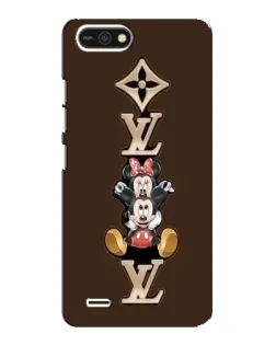 Чехол для TECNO POP 2F с картинкой «LV и Микки Маус»