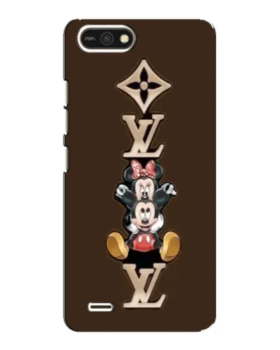 Чехол для TECNO POP 2F с картинкой «LV и Микки Маус»