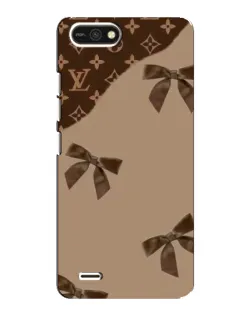 Чехол для TECNO POP 2F с картинкой «LV — кофейный атлас»