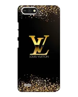Чехол для TECNO POP 2F с картинкой «LV — золотые искры»