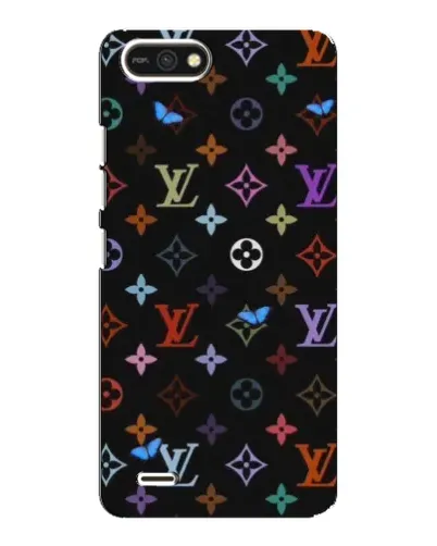 Чехол для TECNO POP 2F с картинкой «Цветная монограмма LV»