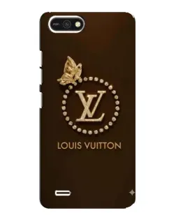 Чехол для TECNO POP 2F с картинкой «LV — золотая печать»